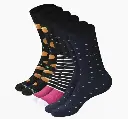 Garun Socks® Premium Cotton Designer Socks – Party & College Trend Combo (Pack of 3)