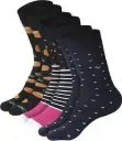Unisex Striped Calf Length  (Pack of 3)