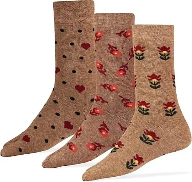 Women Graphic Print Calf Length (Pack of 3)