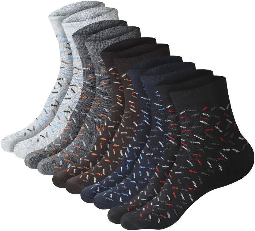 Men Laser Cut Ankle Length  (Pack of 5)