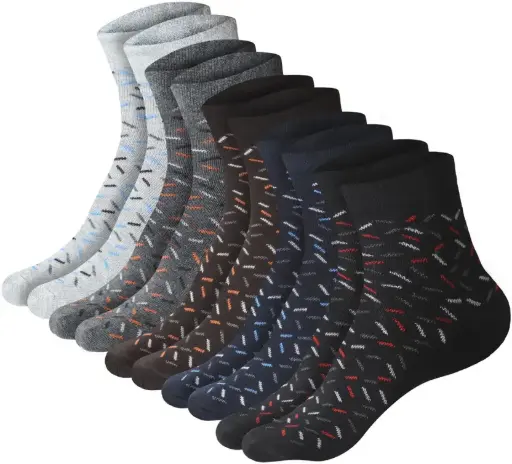 [PROD-00023] Men Laser Cut Ankle Length  (Pack of 5)